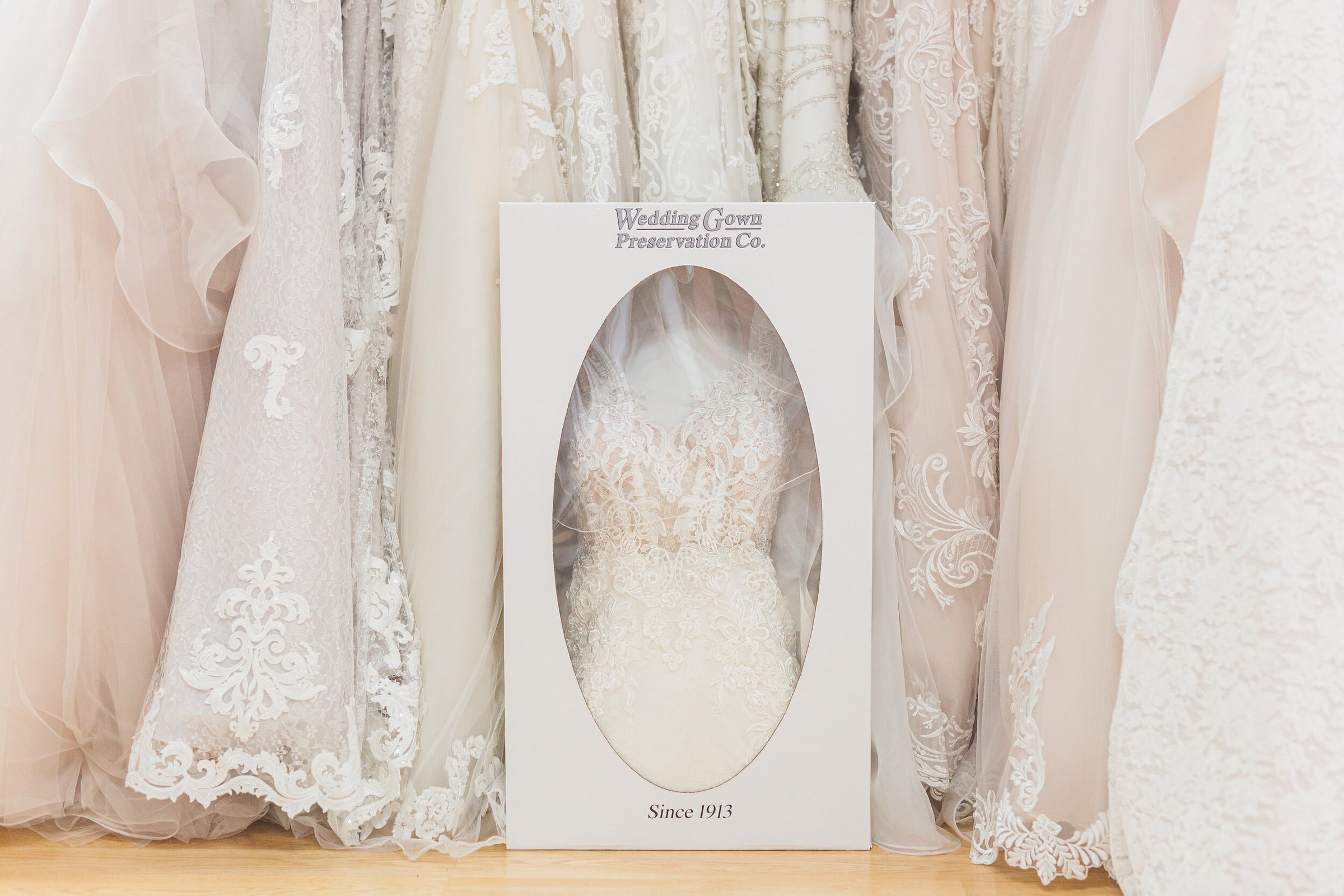 Wedding gown preservation company sale